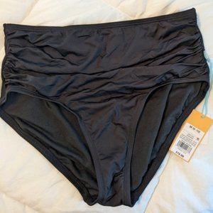 Kona Sol High Coverage High Waist Bathing Suit Bottom